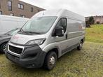 Peugeot Boxer 10/2020 120.000km 2.2 Camera gps neuf, Argent ou Gris, Euro 6, Boîte manuelle, Noir