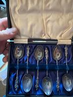 Zilveren lepelset c1900, Ophalen of Verzenden