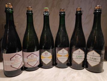 De Cam 6x 75cl geuze lambiek 2016-2018 beschikbaar voor biedingen
