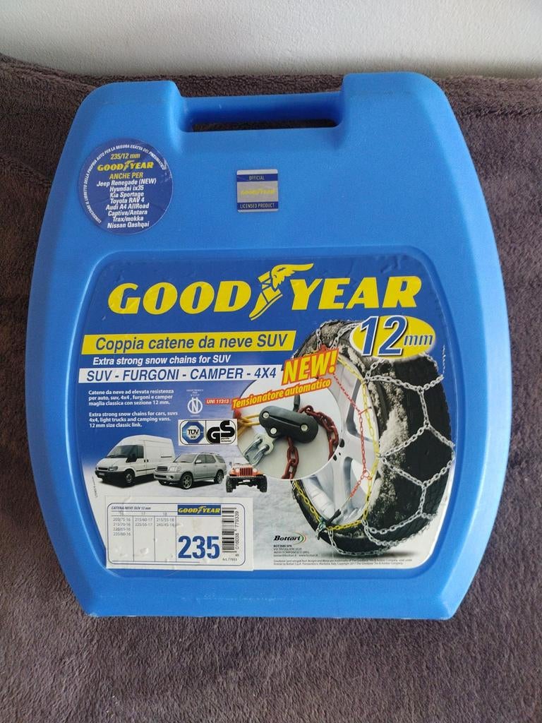 Sneeuwkettingen Goodyear 12mm, Auto diversen, Sneeuwkettingen, Ophalen