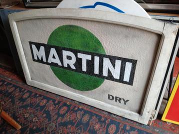 Groot vintage Martini reclamedoek uit Grandcafe  beschikbaar voor biedingen