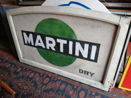 Groot vintage Martini reclamedoek uit Grandcafe, Verzamelen, Merken en Reclamevoorwerpen, Gebruikt, Ophalen of Verzenden