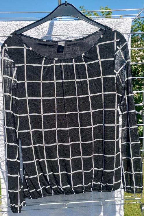 Sir Oliver blouse : maat 36 / 38, Kleding | Dames, Blouses en Tunieken, Zo goed als nieuw, Maat 36 (S), Zwart, Ophalen of Verzenden