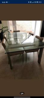 Glazen eettafel, Huis en Inrichting, Ophalen