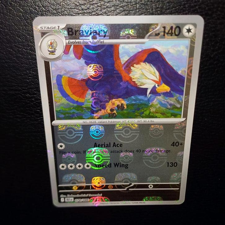 Modern Era: Braviary MB 078/086 Black Bolt, Hobby en Vrije tijd, Verzamelkaartspellen | Pokémon, Ophalen of Verzenden