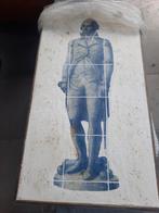 Schilderij met houten kader. Breedte 49, lengte 85, Ophalen