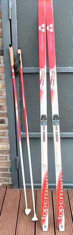 Fischer 600 Crown tech langlaufski's, Sport en Fitness, Ophalen, 160 tot 180 cm, Zo goed als nieuw, Ski's