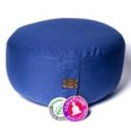 meditatiekussen blauw bio katoen, Ophalen of Verzenden, Nieuw