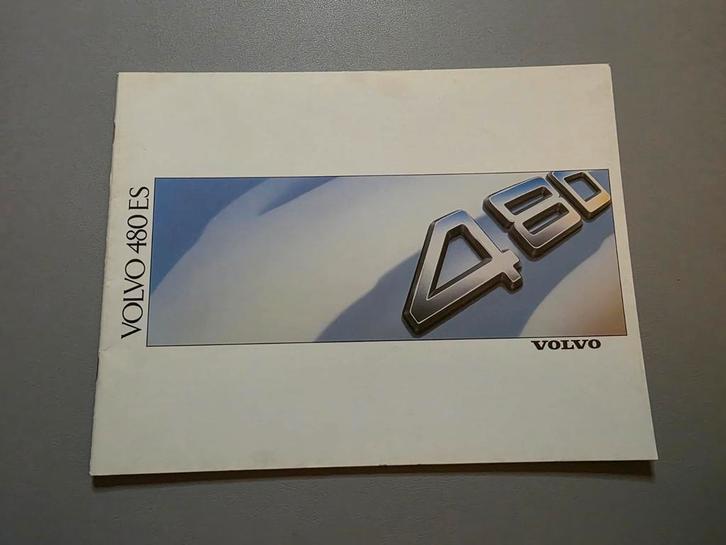 Brochure Volvo 480 ES, Boeken, Auto's | Folders en Tijdschriften, Volvo, Verzenden