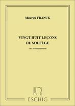 28 leçons de solfège - Maurice Franck, Muziek en Instrumenten, Bladmuziek, Ophalen, Klassiek, Zang, Les of Cursus