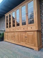 Teak xxl 300cm buffetkast/vitrinekast GRATIS LEVERING, Huis en Inrichting, Ophalen of Verzenden, Zo goed als nieuw