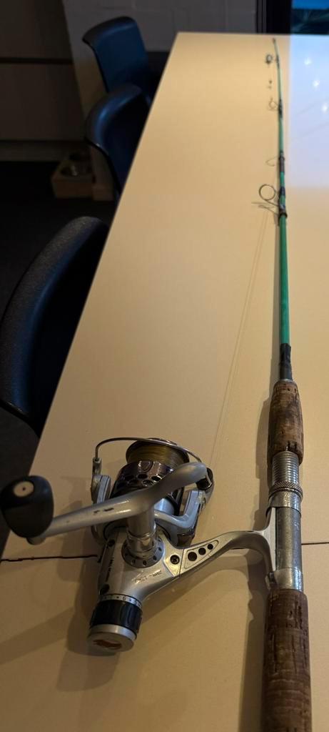 Vislijn kant en klaar, Watersport en Boten, Hengelsport | Algemeen, Gebruikt, Complete hengel, Ophalen