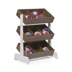 Meuble de rangement Toy Store en noyer, Ophalen, Zo goed als nieuw