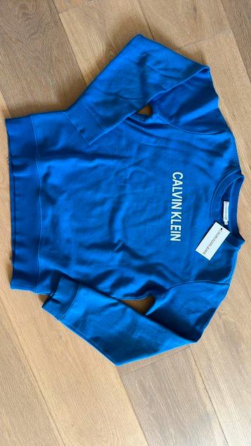 Als nieuwe blauwe trui Calvin Klein maat 12 beschikbaar voor biedingen