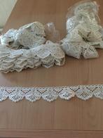 4 coupons katoen/polyester kant van 4 cm breed - perf. staat, Ophalen of Verzenden, Zo goed als nieuw, Kant