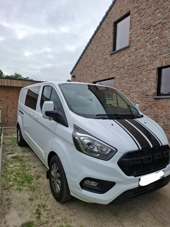Ford Transit Custom 2.0 tdci lichte vracht, dubbele cabine, Auto's, Bestelwagens en Lichte vracht, Particulier, Achteruitrijcamera
