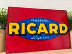 Metalen reclamebord Ricard, Verzamelen, Merken en Reclamevoorwerpen, Ophalen of Verzenden, Nieuw, Reclamebord