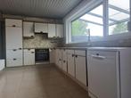 Keuken, kookplaat en vrijstaande vaatwasser, Ophalen, Gebruikt, Hoekkeuken, Crème