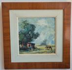 Peinture a l'huile de l'artiste G. Van Iseghem, Ophalen of Verzenden