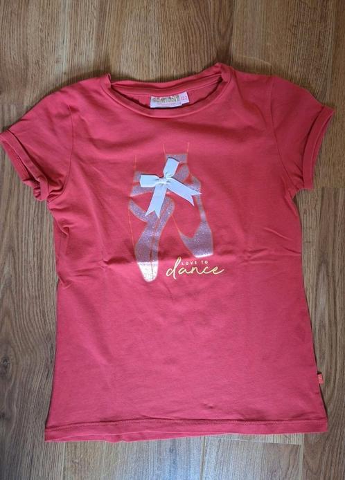 Someone roodroze shirt ballerina 122, Kinderen en Baby's, Kinderkleding | Maat 122, Gebruikt, Meisje, Shirt of Longsleeve, Ophalen of Verzenden