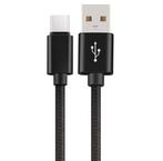 USB-C 2.0 Kabel voor Opladen - Oplaadkabel - 25cm - 5A Zwart, Verzenden, Nieuw