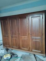 Massieve grote houten kleerkast, Huis en Inrichting, Kasten | Kleerkasten, Ophalen, Zo goed als nieuw