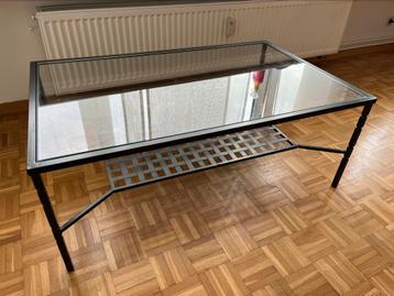 Ijzeren salontafel 