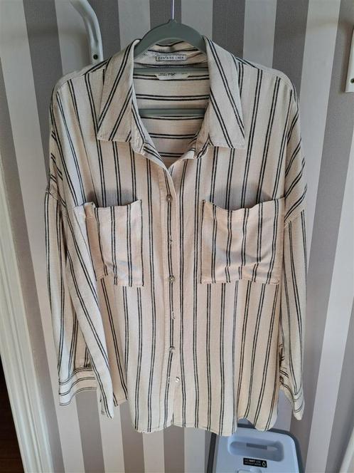 Blouse voor dames met lange mouwen maat 44, Kleding | Dames, Blouses en Tunieken, Zo goed als nieuw, Maat 42/44 (L), Beige, Ophalen of Verzenden