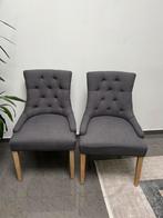 Eettafel stoel te koop, Ophalen, Grijs, Stof