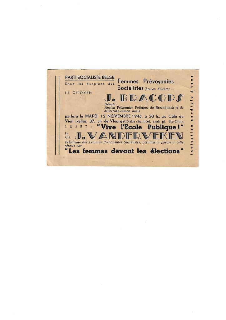 Kaart van na de oorlog, Divers, Calendriers, Utilisé, Calendrier quotidien, Enlèvement ou Envoi
