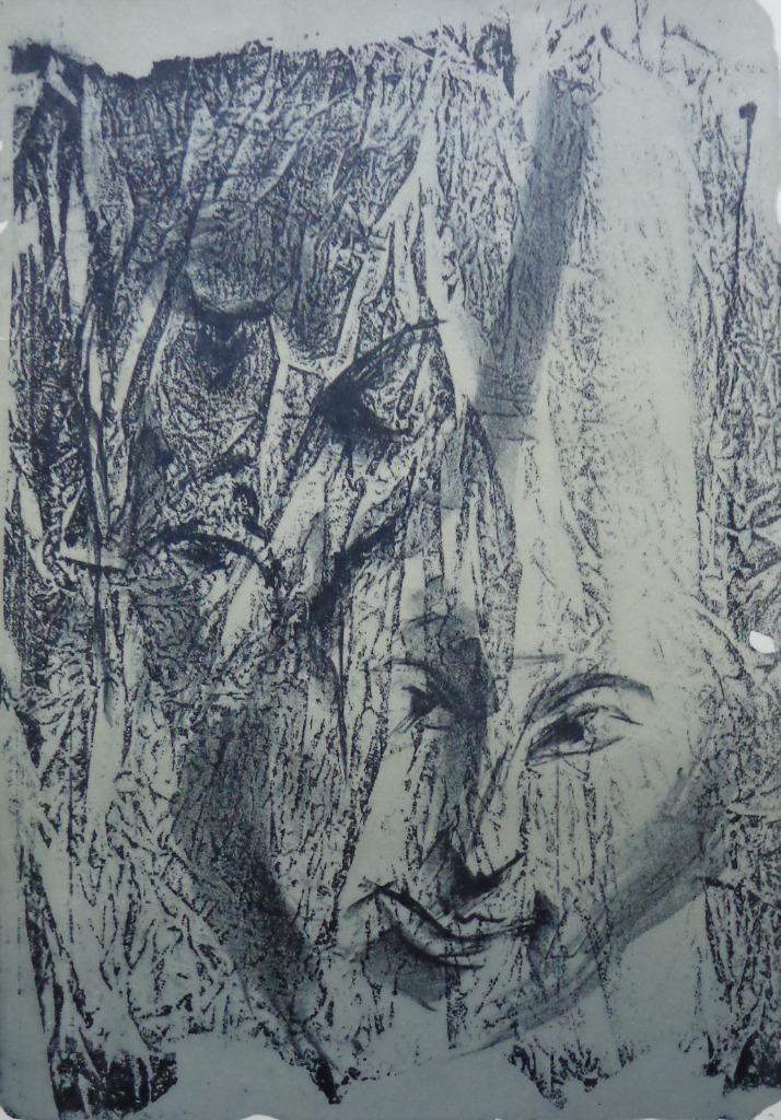 DRIES VAN DEN BROECK / FIGURATIE / KLEURLITHO / 50x37cm SIG, Antiek en Kunst, Kunst | Litho's en Zeefdrukken, Ophalen of Verzenden