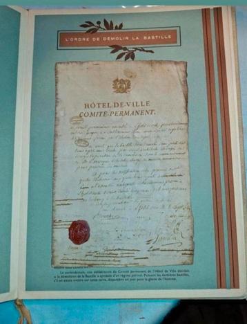 Faxsimile OMENCLATUUR VAN DOCUMENTEN  SAINTE DE LA PATRIE beschikbaar voor biedingen