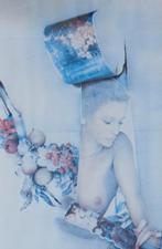 POL MARA / SENSUELE VROUW / KLEUROFFSET / 89x73cm / KADER, Antiek en Kunst, Kunst | Litho's en Zeefdrukken, Ophalen