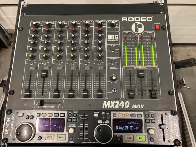 RODEC MX240 MKIII + DENON D4500 + UBR-180BT, Musique & Instruments, DJ sets & Platines, Comme neuf, Denon, Enlèvement