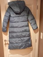 1 LANGE GRIJSBLAUWE WINTERJAS MET CAPUCON MAAT SMALL 38 VOOR, Kleding | Dames, Ophalen of Verzenden, Nieuw, Maat 36 (S), Overige kleuren