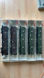 Set van 5 KPEV Fleischmann rijtuigen, Ophalen, Gebruikt, Gelijkstroom, Fleischmann