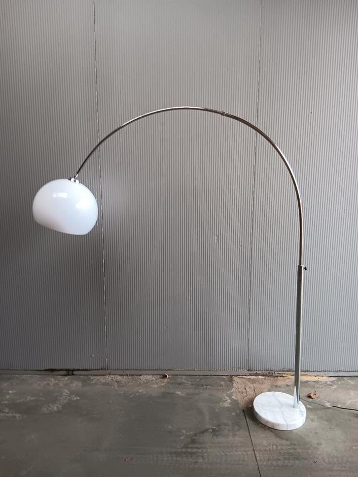 Vintage booglamp Kare Design, Huis en Inrichting, Lampen | Spots, Zo goed als nieuw, Ophalen