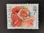 Slovakije 2003 - bloemen - rozen, Ophalen of Verzenden, Overige landen, Gestempeld