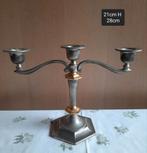 verzilverde kandelaar, Antiek en Kunst, Ophalen of Verzenden