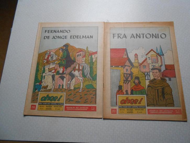 ohee 216 en 217 1967., Livres, BD, Comme neuf, Plusieurs BD, Enlèvement ou Envoi
