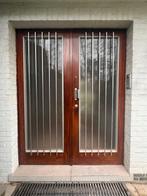 Houten voordeur, Doe-het-zelf en Bouw, Deuren en Vliegenramen, Ophalen, Gebruikt, Buitendeur, Hout