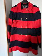 Trenchcoat Tommy Hilfiger. Rood/blauw. Superjas., Ophalen of Verzenden, Zo goed als nieuw, Maat 42/44 (L), Blauw