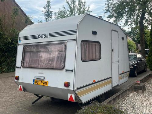 Chateau 364 Grand Prix ( 1980 ) retro keuringsvrij*, Caravans en Kamperen, Caravans, Bedrijf, Chateau, Luifel, Ophalen of Verzenden