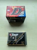 Tdk en BASF cassette geseald, CD & DVD, Cassettes audio, Neuf, dans son emballage, Enlèvement ou Envoi