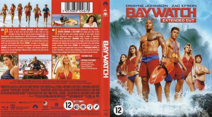 baywatch (blu-ray) nieuw, Cd's en Dvd's, Blu-ray, Zo goed als nieuw, Avontuur, Ophalen of Verzenden