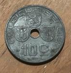 10 cent 1943 : Léopold 3 français flamand, Timbres & Monnaies, Monnaies | Belgique, Enlèvement ou Envoi