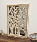 Wanddecoratie met spiegel, Verzenden, Zo goed als nieuw