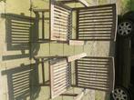 chaises en teck, Jardin & Terrasse, Ensembles de jardin, Chaise, 4 places, Utilisé, Enlèvement ou Envoi