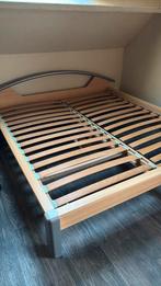 2 persoons bed inclusief lattoflex, Huis en Inrichting, Slaapkamer | Bedden, Ophalen, Zo goed als nieuw, 200 cm, 180 cm