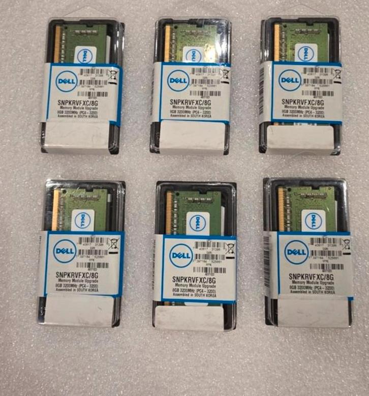 8gb DDR4 dell 3200mhz neuf, Informatique & Logiciels, Cartes réseau, Envoi